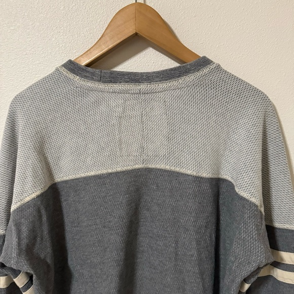 Seattle Seahawks Mitchell & Ness Throwback Retro Logo Thermal Gray Varsity-XL - Picture 8 of 11